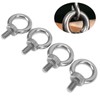 4Pcs Stainless Steel Lifting Ring Eye Bolt Heavy Duty Machinery