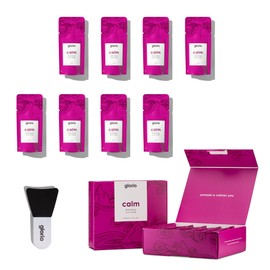 Glorio Calm Aloe Clay Masks (3.2 oz with Applicator), for Reducing Redness & Inflamed Skin, Face Mask Skin Care for Dry, Sensitive Skin Types, Facial Care for Men & Women, Skincare Products for Face, Made in USA