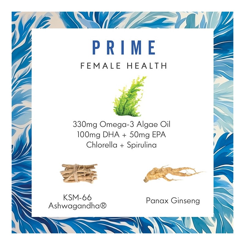 Grass & Co PRIME Sea Greens Algae Omega-3 for Women