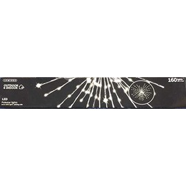 Lumineo 160 LED Warm White Flashing Polestar, Silver Wire, 27 Inch Diameter