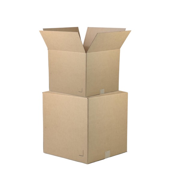 The Boxery 8"x6"x6" Brown/Kraft Corrugated Cardboard Shipping Boxes 25-Pack |