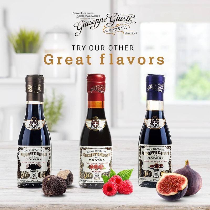 Giuseppe Giusti Raspberry Balsamic Vinegar - Flavored Balsamic Vinegar Imported