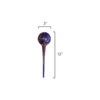 Wyndham House 4-Piece Watering Globe Set, Colorful Hand-Blown Glass Plant