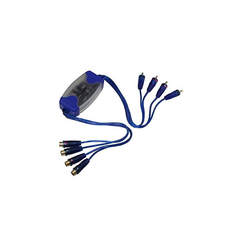YONGJIANGXIA Four Channel Ground Loop Isolator Car Audio 4 RCA