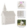 HO Scale Model Blank Church Kit Unassembled House for Model