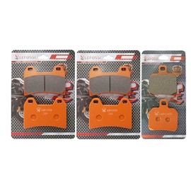 LE LEFOSSI Front and Rear Carbon Fiber Brake Pads Compatible with for Ducati 696 08-15 796 Monster 10-15 848 Streetfighter 12-15 1100 Monster 09-12 1200 Supersport Multistrada FA244F FA266R