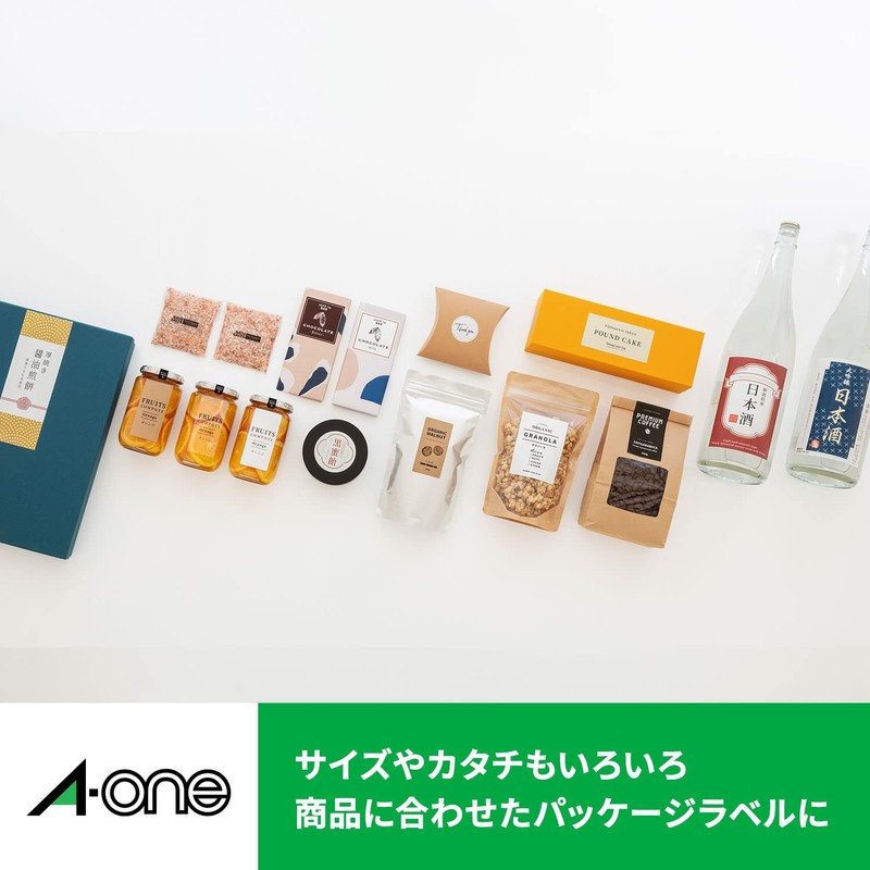 A-One 31583 Label Stickers, Laser Glossy Film, Clear, 30 Sides,