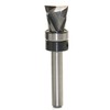 Top Bearing Compression Flush Trim Router Bit 1/4 Shank Pattern