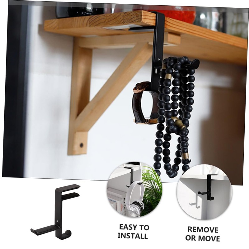 KONTONTY Creative Headphone Stand Holder Pu Pad Easy to Install