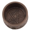 Veronese Pentagram Tin with Deity Baphomet Round Bronzed
