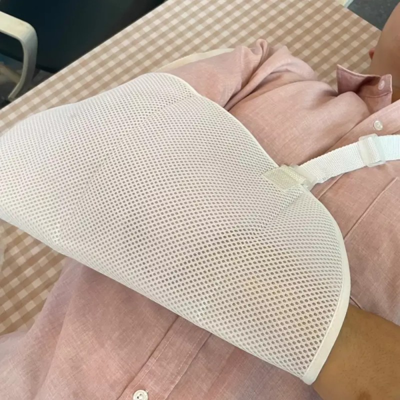 Gibbs 기브스팔걸이 팔골절 팔깁스 걸이 팔걸이 보호대 흰색 Gibbs Arm