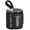 EVO Fitness Pair of 18” Deep Black Weight Lifting Wrist