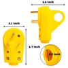 Wadoy 30 Amp RV Plug Set - RV Male and