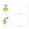Fun Puns: 20 Assorted Blank All Occasions Notecards Depicting Fun