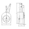 2 to 25gw Textile Tensiometer High Accuracy Pointer Dial Tension