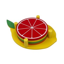 Made Happy Fruit Slice Coaster | Living Room Accessories & Decorative Home Accessories | New Home Gifts & Fruit Home Decor | Coffee Table Decor & Kitchen Accessories | Quirky Home Decor