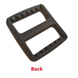 D DrNeeko 20 Pcs 1 Inch Black Plastic Wide Mouth Triglide Slides Buckles Designed for Belt Backpack Camping Bag Belt Suitcase