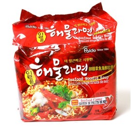 Paldo Seafood Noodle Soup 20 packs (5x4)