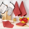 smiry Cotton Kitchen Dish Towels, 12" x 12", 8 Pack