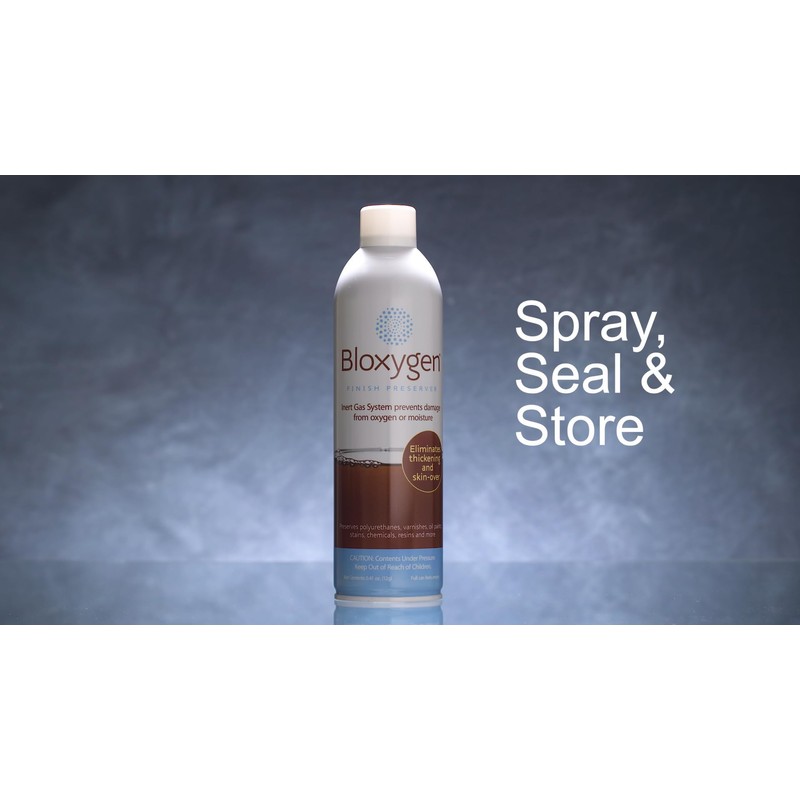 Bloxygen Preserver. Spray, Seal, and Store. 2 can Pack. Inert