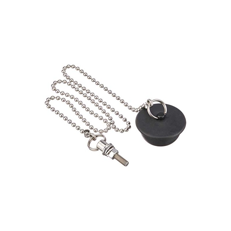 LIXIL INAX PBF-5G-1 Rubber Stopper with Chain for Bathtubs, Large,