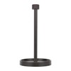 Ivilon Countertop Paper Towel Holder - Modern Knurling End Cap
