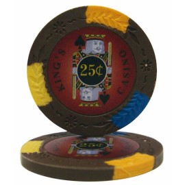 New Bulk Lot of 300 Kings Casino Poker Chips - Pick Denominations!