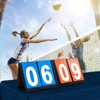 Fizleca 2 Pack Scoreboard Portable, Digital Flip Scoreboard