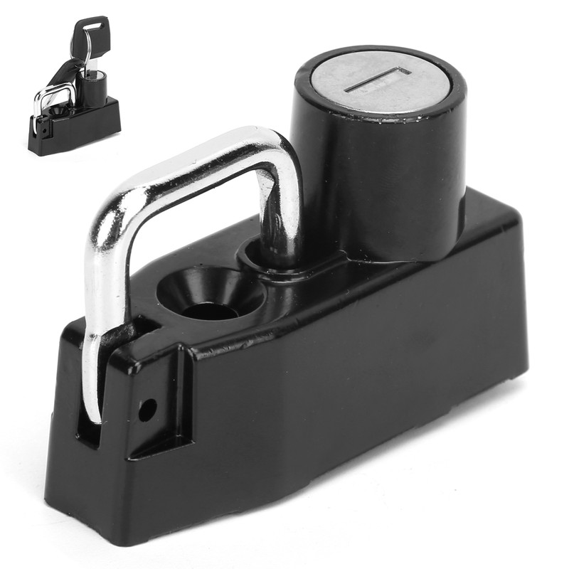 AntiTheft Helmet Lock Security Zinc Alloy with 2 Keys Universal