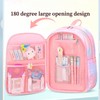 pisyae Girls Backpack,Rainbow Backpack for Girls-Kawaii Pink School Bookbag, Lightweight