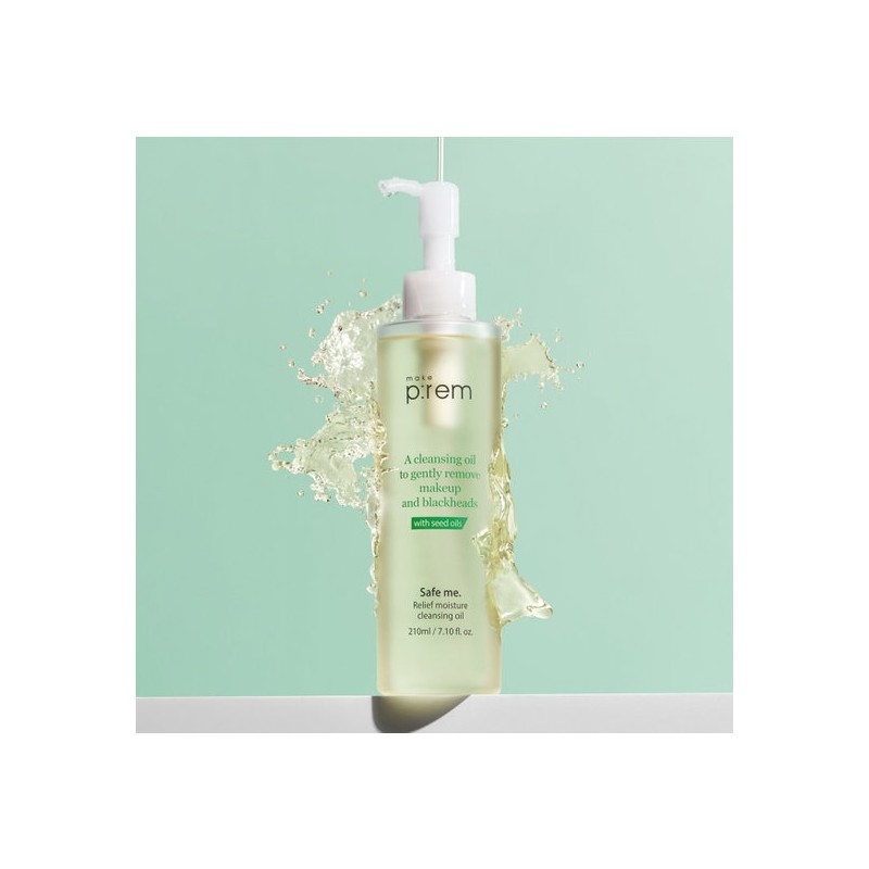 Makeprem Safe Cleansing Oil 210ml (+Safe Pack 1 sheet +