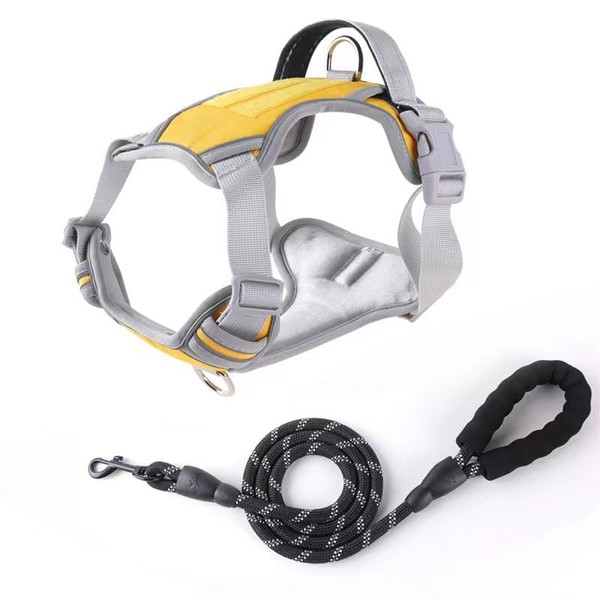 Dog Harness, Pet Harness with Leash,Adjustable Soft Padded Dog Vest,
