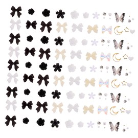 VILLFUL Nail Gems Charms Rhinestone Nail Art Accessories for Women Elegant Flower Bow Designs for Home Unique Decals