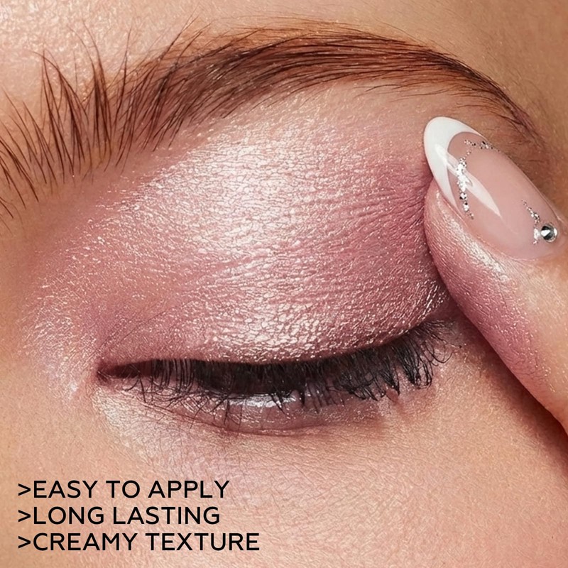 FOCALLURE 4PCS Cream Eyeshadow Stick Set, Matte & Shimmer Eyeshadow