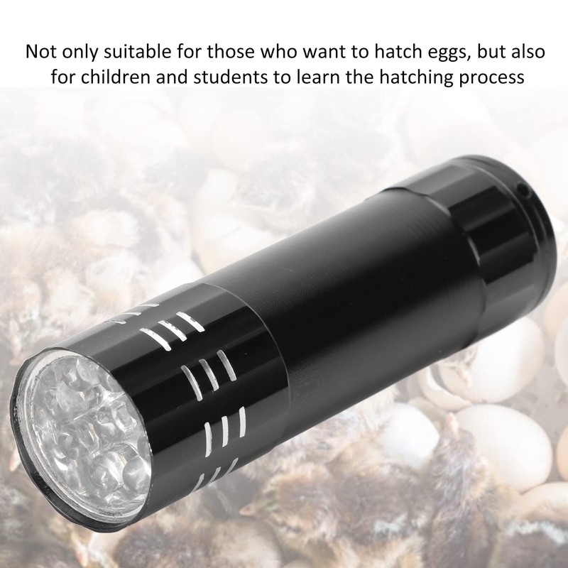 Egg Candler, LED Light Egg Candler Tester, Bright Cool Light