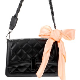 JK Home 60x60cm Satin Square Head Scarf for Women Girls Retro 50s Like Silk Satin Bandana Head Neck Wrap Sleeping Headscarf Necktie Wristband Tie Scarf for Handbag D Light Orange