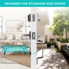 Natsukage Front Door Handle Front Door Lock Set Satin Nickel