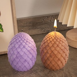 Dragon Egg Dragon Candle Animal Dinosaur Clay Mold Jewelry Resin Casting Mold Craft Supplies 3D Mold Silicone Mold for Resin Casting Mold Candle Making Molds