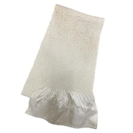 Kyoto Kimono Yuzen Obi Lifting, Gold Glitter, Stitching, Squeeze, Obi, Stitching, Diaphragm, Ruching, Retro Modern, white (off-white)