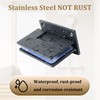 Alise Glass Shower Door Hinges, 90 Degree Hinges for Bathroom