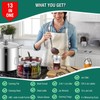 Canning Supplies Starter Kit - Water Bath Canning Pot with