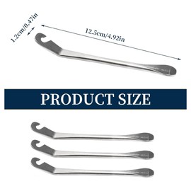 KYLOS Reifenheber Fahrrad,3 Stück Metall Reifenheber Fur Fahrrad Reifenwechsel Werkzeug,Fahrrad Werkzeug,Fahrrad Reifenheber,Schwarz