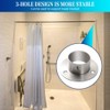 Creatyi 38mm/1-1/2 Inch Heavy Duty Stainless Steel Closet Rod Brackets