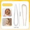 3Pcs French Hair Pin Metal, French Twist Hair Pin U