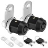 PTEROMY 2 Pack Cabinet Lock with Keys, 5/8'' Heavy Duty