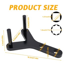 JJQHYC Ball Joint Splitter, Ball Joint Removal Tool for Lower Control Arm, Suspension Bushing Separator, Prying Tool for Car & Truck Repair