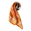 JERLA 100% Mulberry Silk Neck Scarf 21"x21" Small Square Scarfs