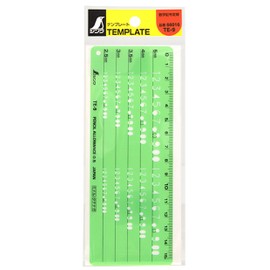 sinwa測定 Template Numbers Symbols Ruler TE – 9 66016 