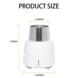 YoShin Portable Mini Electric Beverage Cooler,Instant Quick Cooling Cup for desktop,Silent Water Cooler Cup for Home and Office