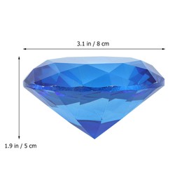 Holibanna Acrylic Diamond Gems Jewels Treasure 80mm Large Artificial Crystal Diamante Rhinestones Shapes Wedding Table Confetti Party Droplets